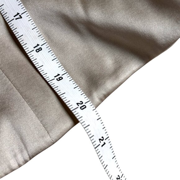 St. John Evening Silk Blend Grey / Silver Camisole Tank Top - Size 14 - Picture 9 of 9